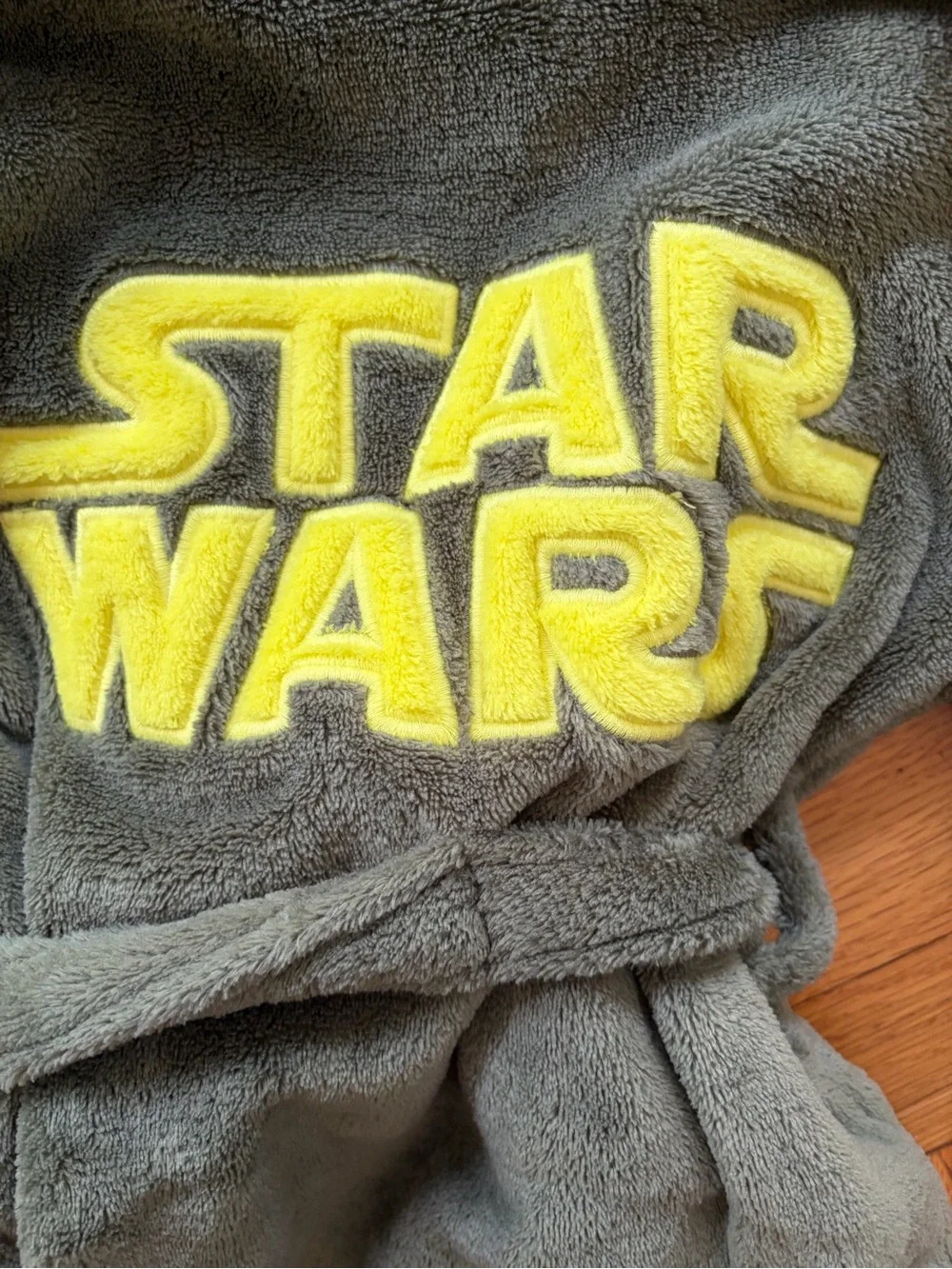 GAP x Disney Star Wars Yoda Green Plush Kids Robe Sz 3T Toddler Boy / Girl